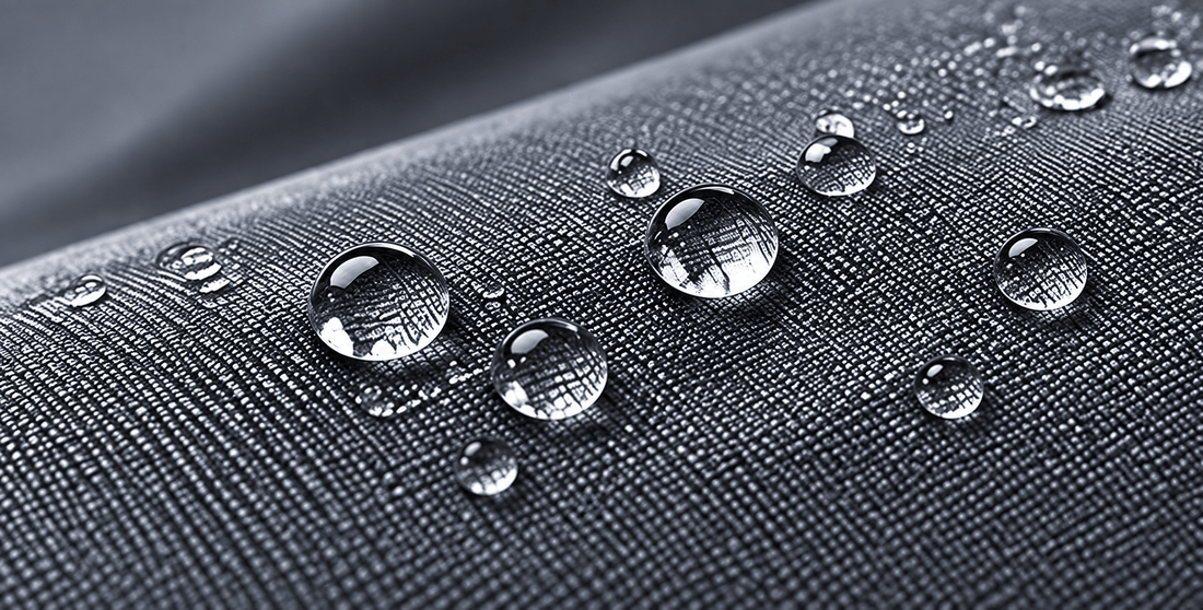 Materialdetail einer Schutzhülle für Lebensmitteltechnik
