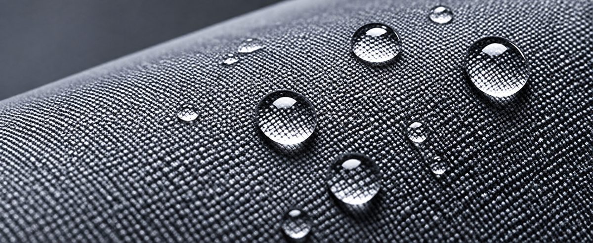 Materialdetail einer Schutzhülle für Medizintechnik