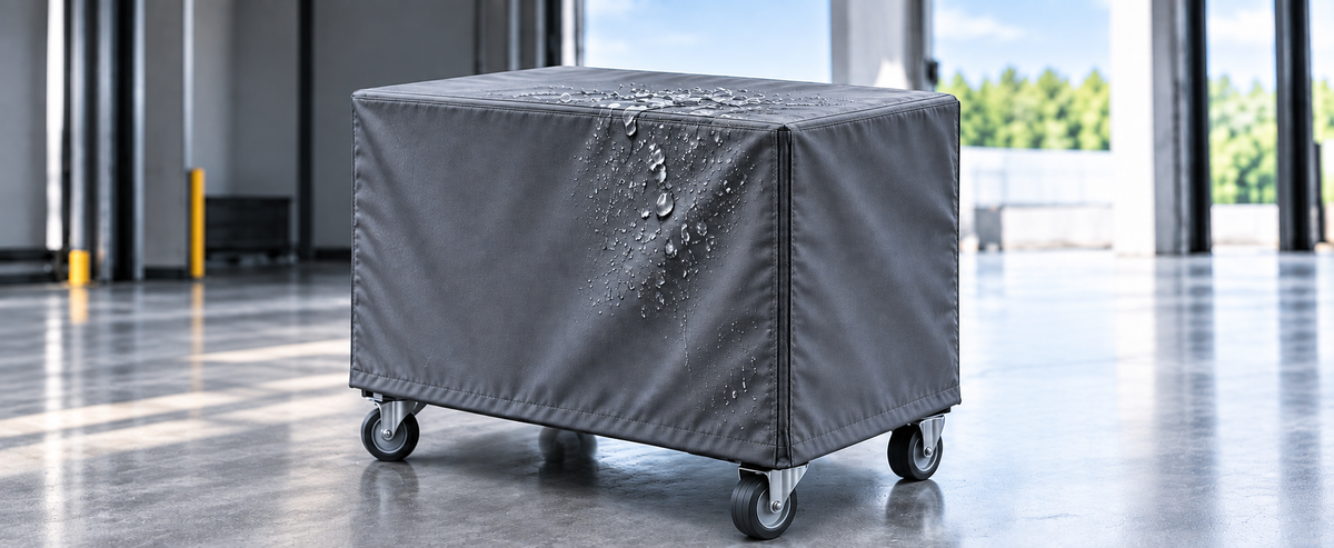 Robuste Schutzhaube mit wasserabweisender Oberfläche für Transport und Logistik